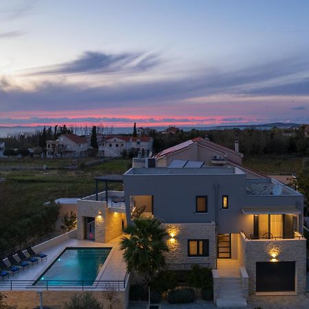 Villa Roca With Heated Pool And Sauna Privlaka  Exterior foto